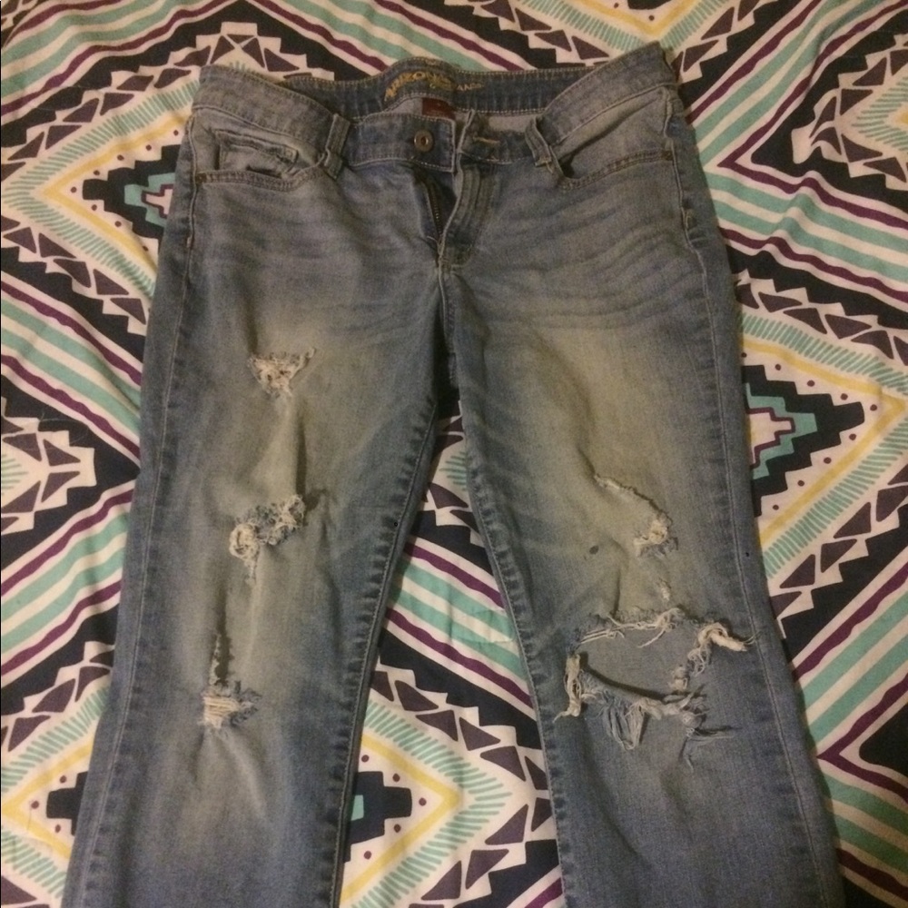 Arizona Cropped Ripped Jeans - Picture 3 of 3